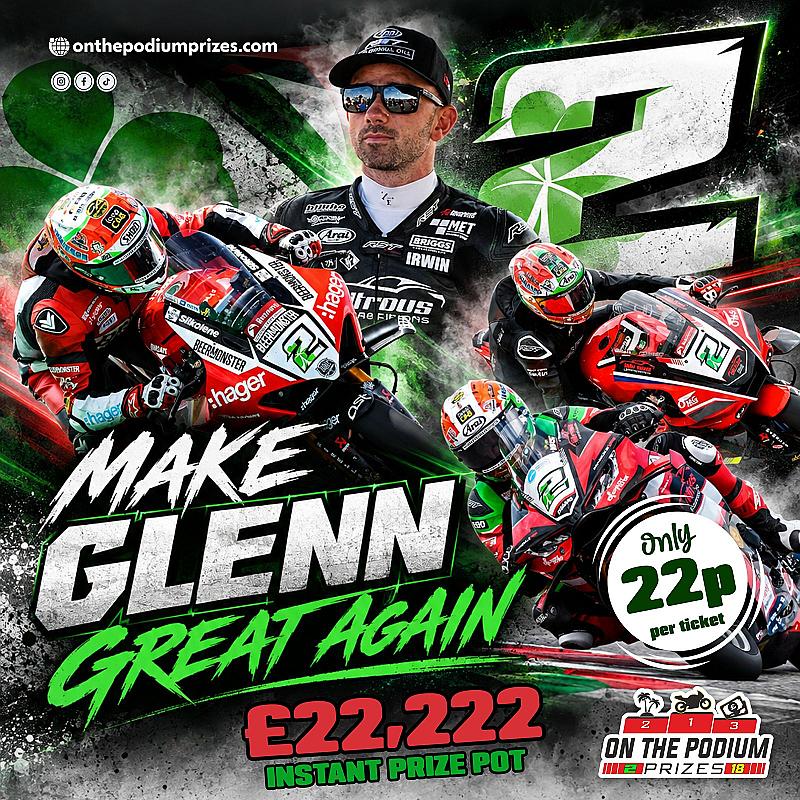 MAKE GLENN GREAT AGAIN! £22,222 INSTANT WINNER