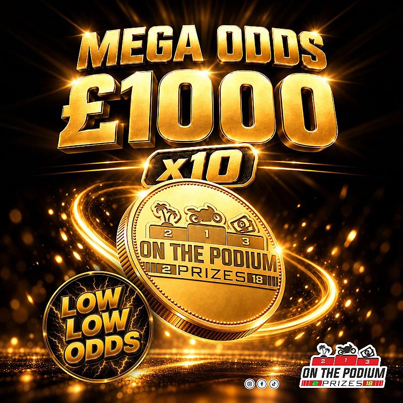 MEGA ODDS £1000 X 10 INSTANT WINNER 