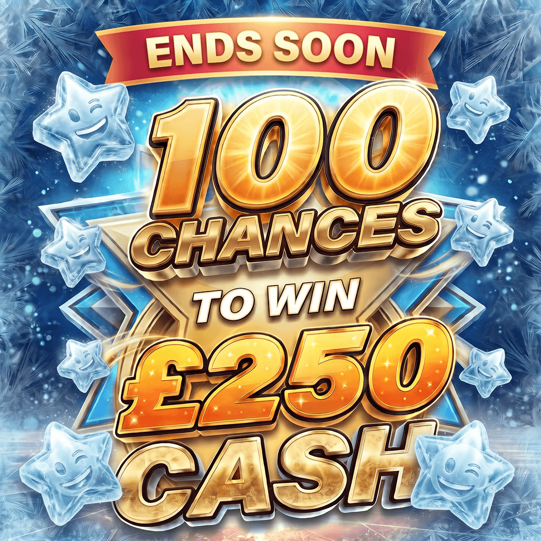 ⭐100 X £250 WINS ⭐ - £250 END PRIZE