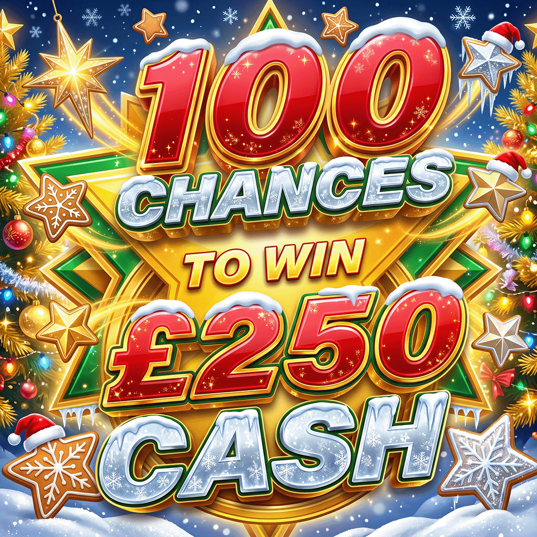 ⭐ 100 X £250 WINS ⭐ + £250 END PRIZE