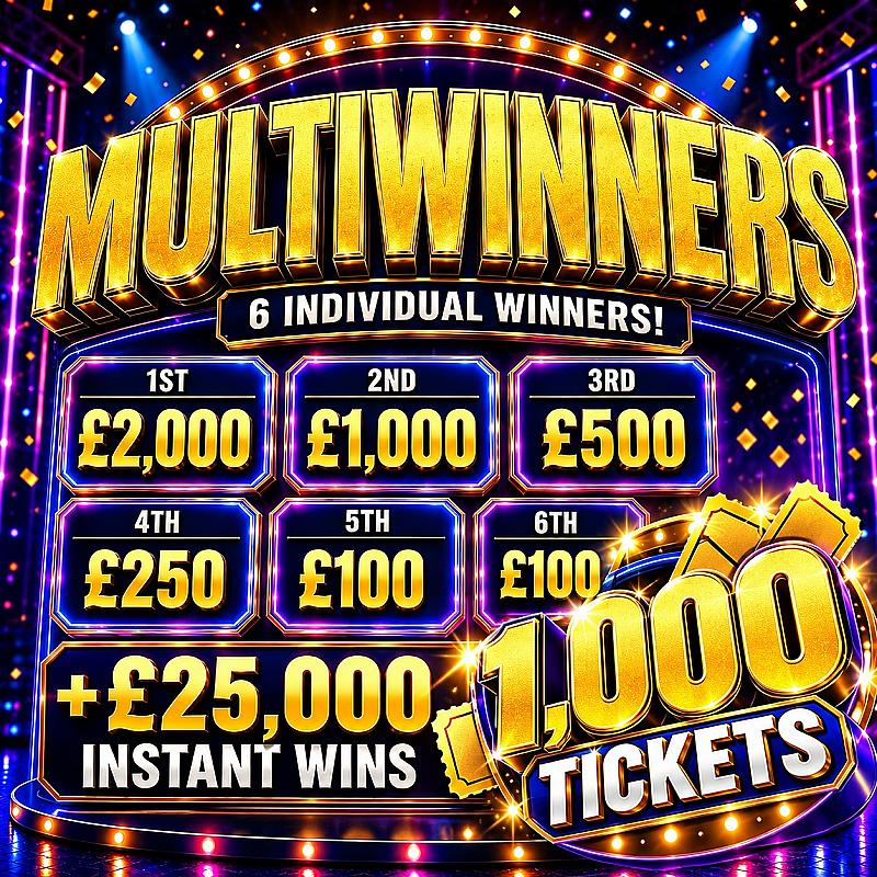 1,000 Tickets into Multi Winners!