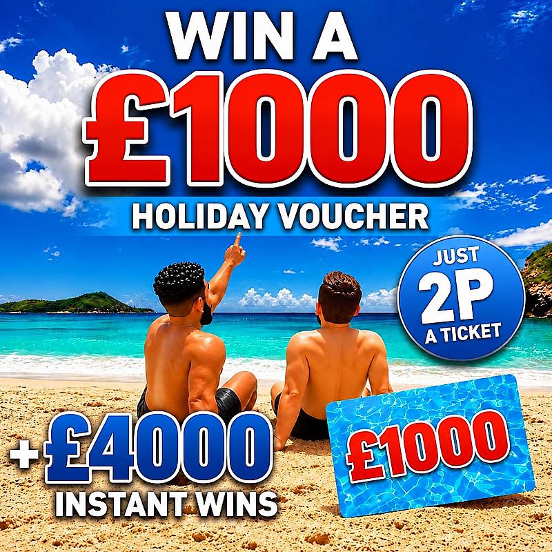 £1,000 Holiday Gift Card + £4,000 Instant Wins