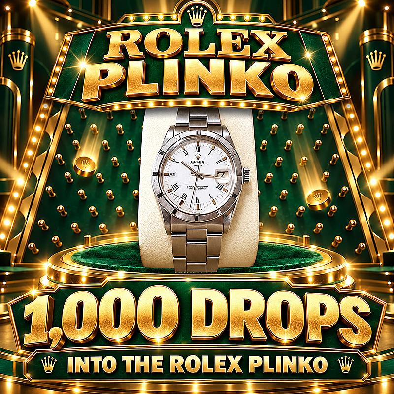 1,000 Drops Into Rolex Plinko!!