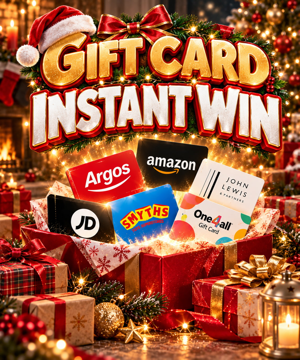 Christmas Gift Card Instant Win Competition