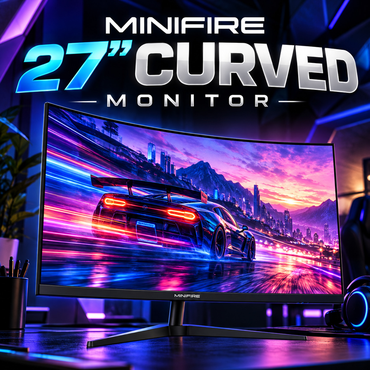 Minifire 27inch Curved Monitor 