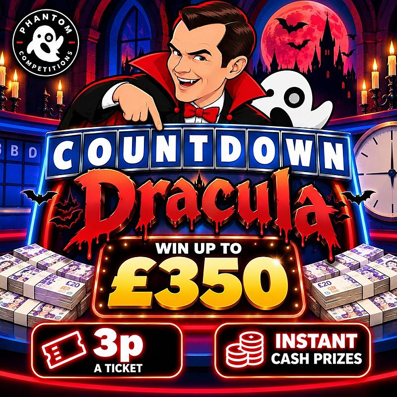 Countdown Dracula - £350 instant wins