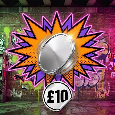 A Silver Coin: £10 Cash