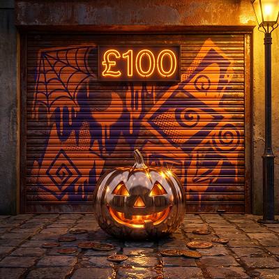 A Bronze Pumpkin: £100 Cash