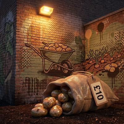 A Bag of Spuds: £10 Cash
