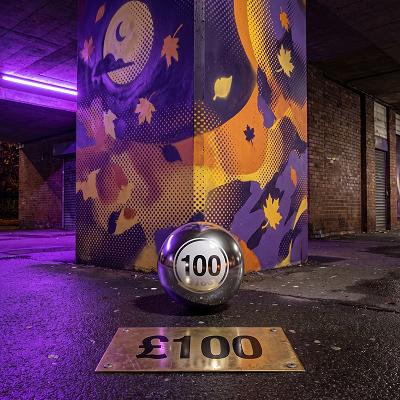 A Silver Ball: £100 Cash