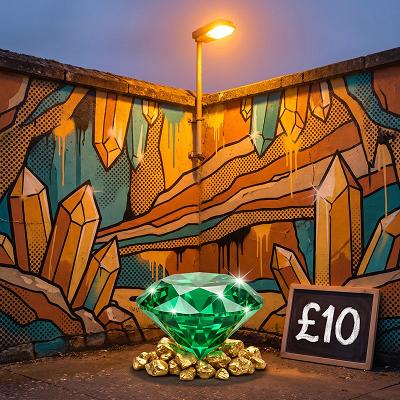 An Emerald: £10 Cash