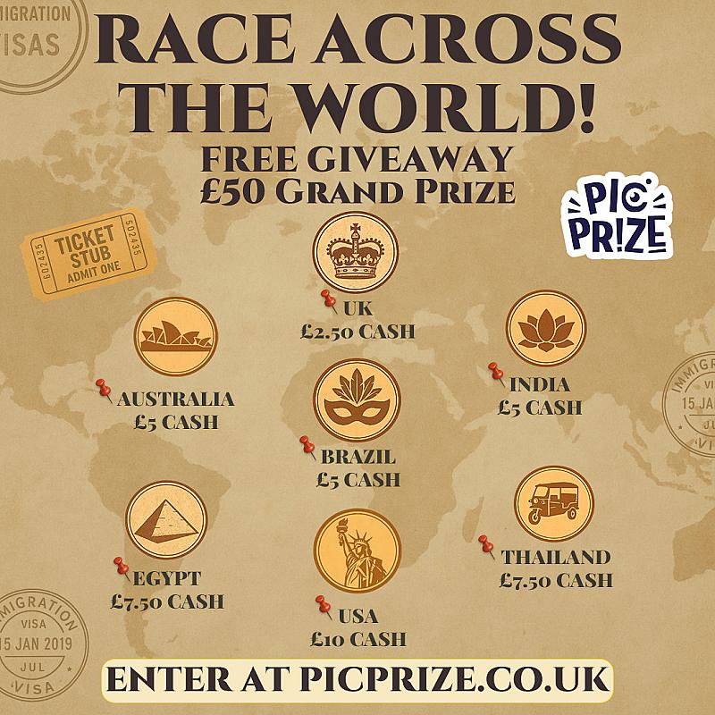 Race Across the World! Free Giveaway!