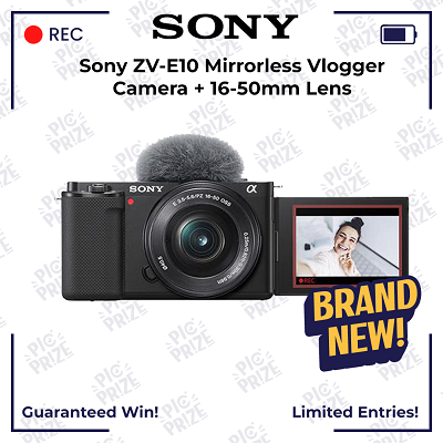 Sony ZV-E10 Mirrorless Vlogger Camera + 16-50mm Lens