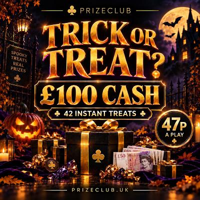 🎃 TRICK OR TREAT? 👻 £100 CASH + 42 INSTANT TREATS | 47P