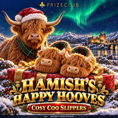 Hamish's Happy Hooves — cosy coo slippers