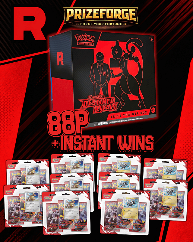 WIN this Pokemon Destined Rivals ETB + Instant Wins