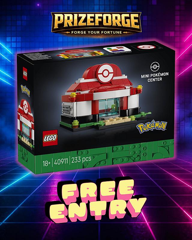 FREE ENTRY - LEGO MINI POKEMON CENTER