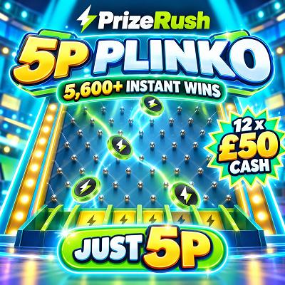 5P PLINKO – 5,600+ INSTANT WINS