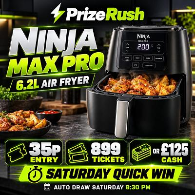 WIN A NINJA MAX PRO AIR FRYER – SATURDAY QUICK WIN