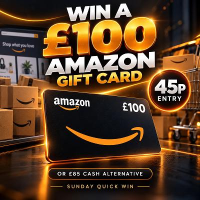 WIN A £100 AMAZON GIFT CARD – SUNDAY QUICK WIN