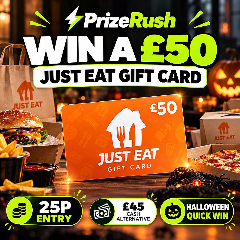 WIN A £50 JUST EAT GIFT CARD – HALLOWEEN QUICK WIN