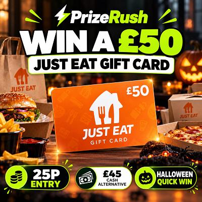 WIN A £50 JUST EAT GIFT CARD – HALLOWEEN QUICK WIN