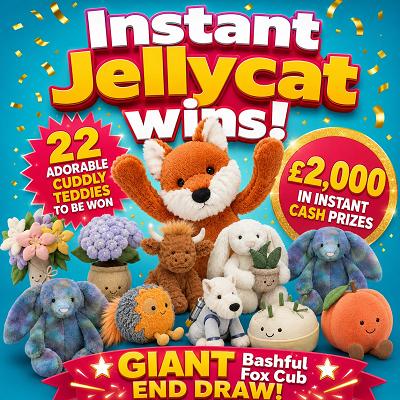 Jellycat Instant Wins!