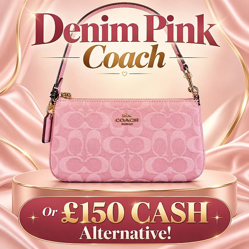 Denim Pink Coach 