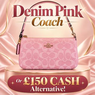 Denim Pink Coach 