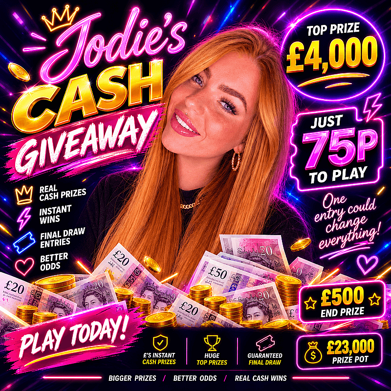 Jodie's Cash Giveaway