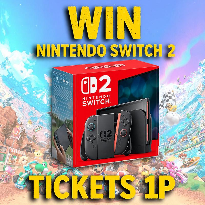 Win a Nintendo Switch 2 for 1p!