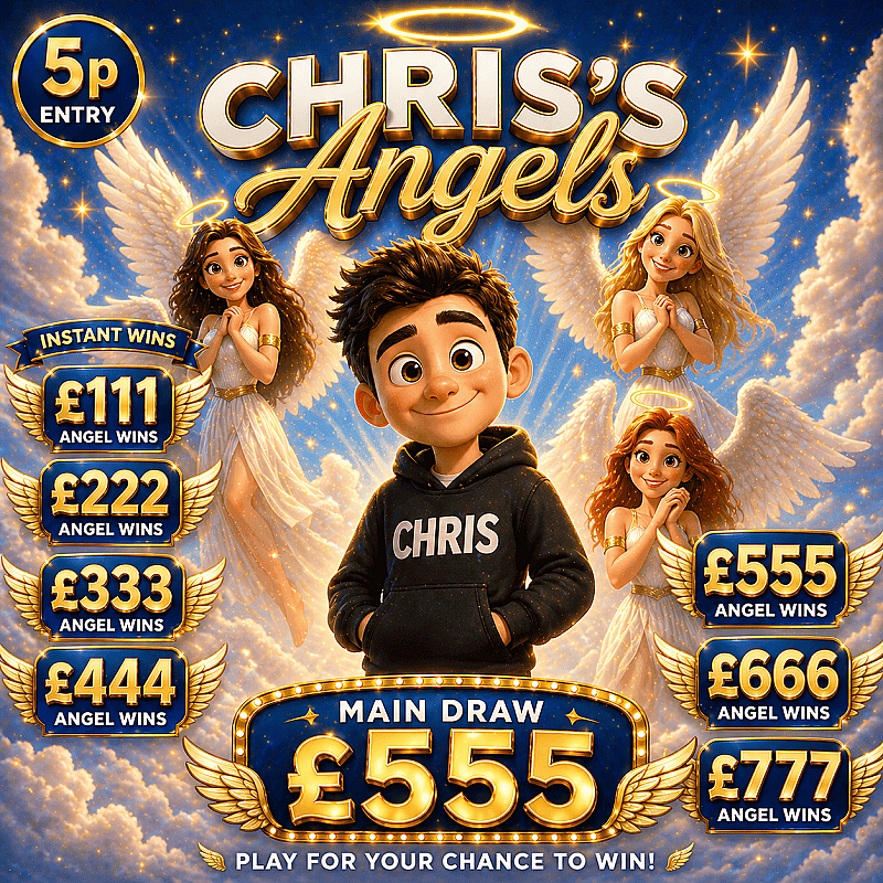 Chris's Angels - Angel Wins plus Main Draw £555