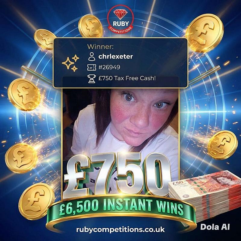 £750 Main + £6,500 Instant Wins