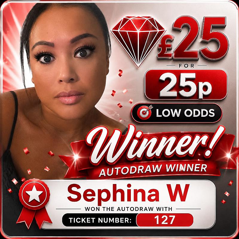 £25 for 25p LOW ODDS AUTODRAW 
