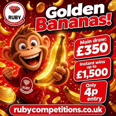 🍌 Golden Banana's - Instawin up to £1500 + £350 Autodraw