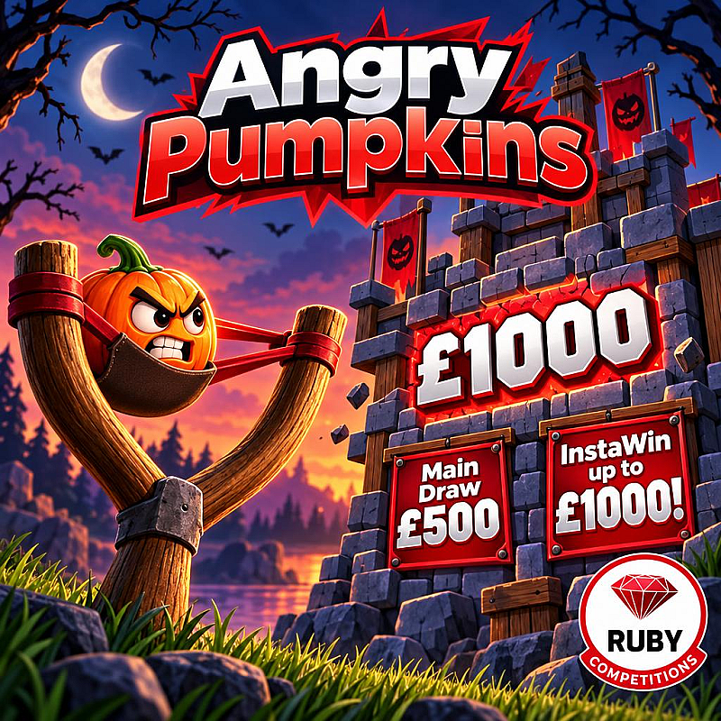 🎃 Angry Pumpkins - £500 Main Draw + InstaWin up to £1000