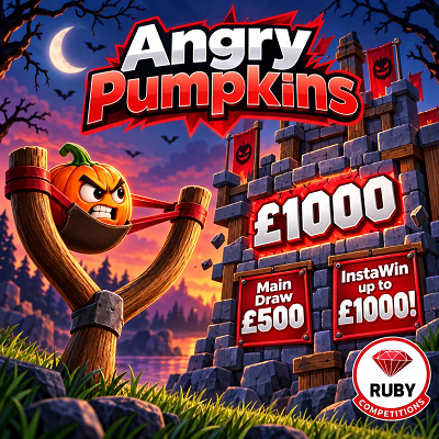 🎃 Angry Pumpkins - £500 Main Draw + InstaWin up to £1000