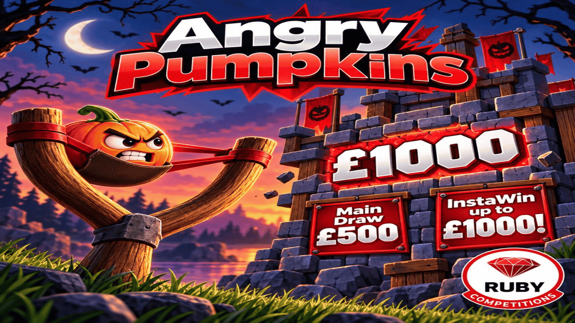 🎃 Angry Pumpkins - £500 Main Draw + InstaWin up to £1000
