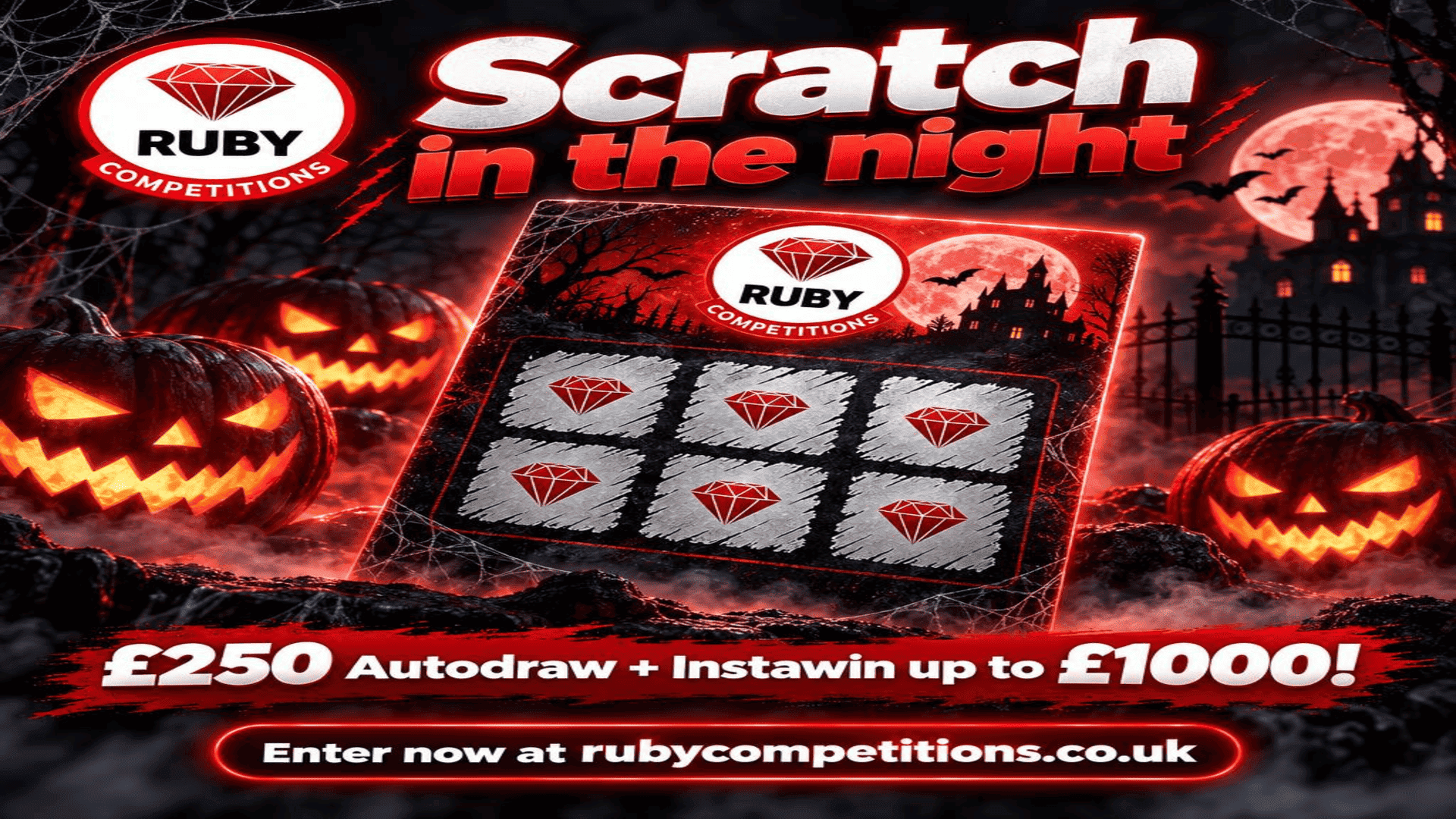 Scratch in The Night - £250 Autodraw + Instawin up to £1000
