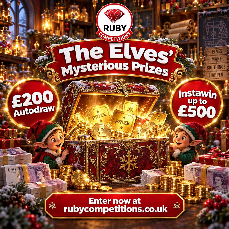 The Elves' Mysterious Prizes - £200 Autodraw + Instawin up to £500