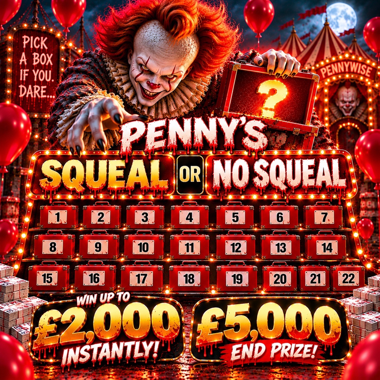 Penny's Squeal Or No Squeal - Win Upto £2,000 Instantly