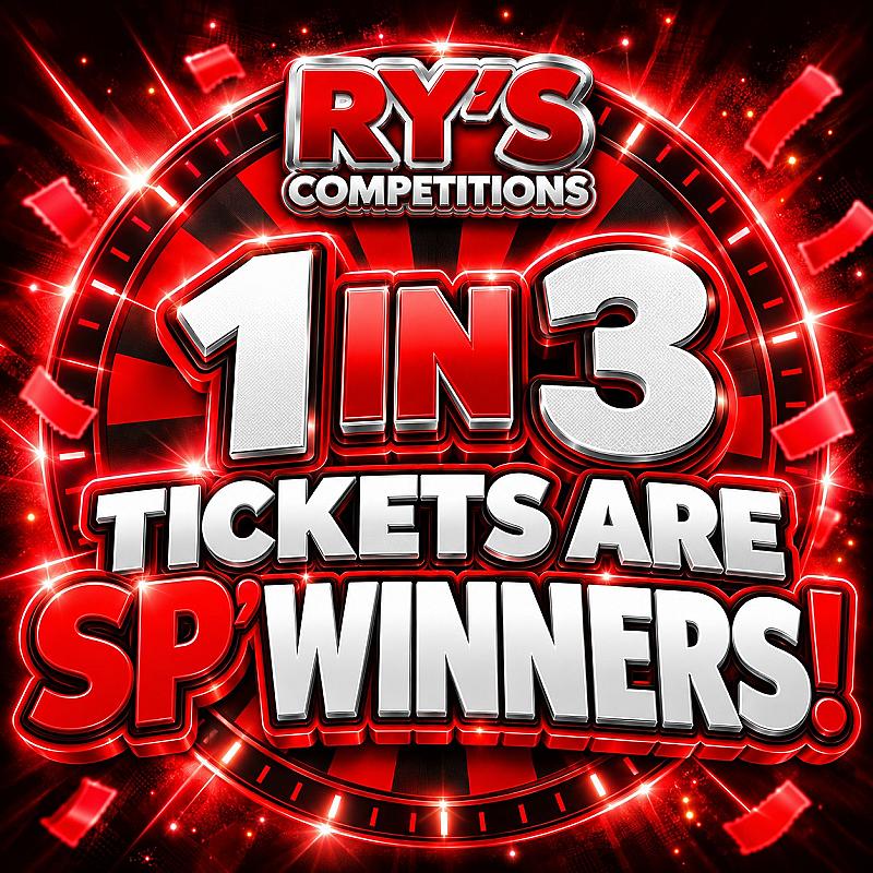 1 IN 3 TICKETS ARE SP’WINNERS!