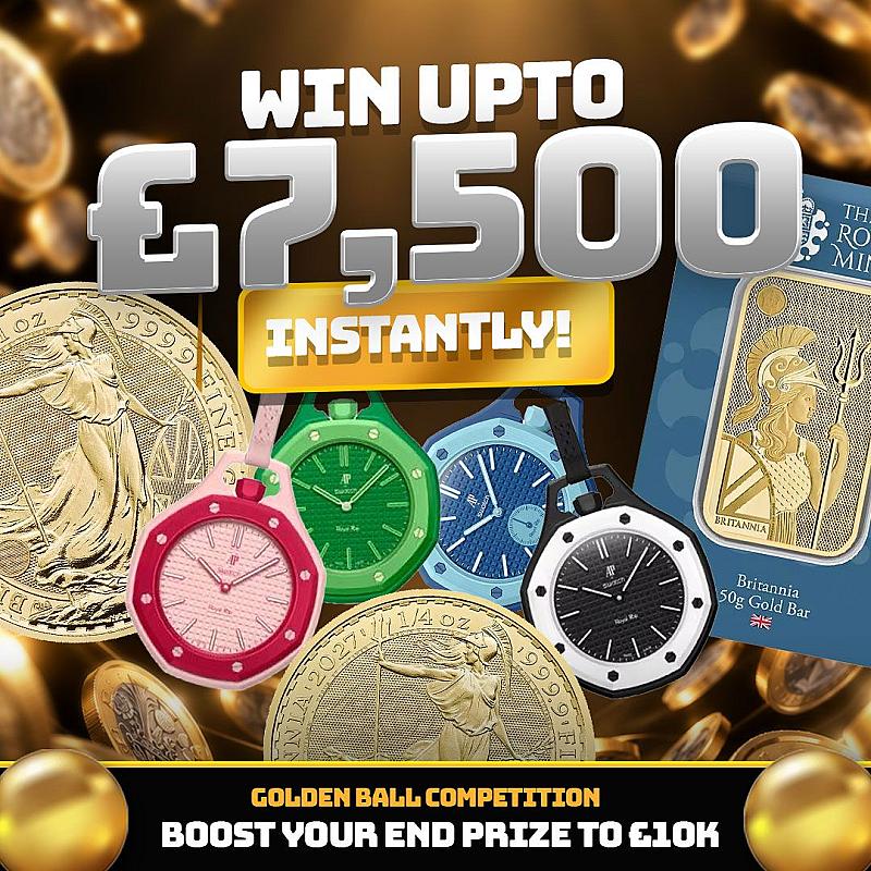 WIN UP TO £7500 INSTANTLY