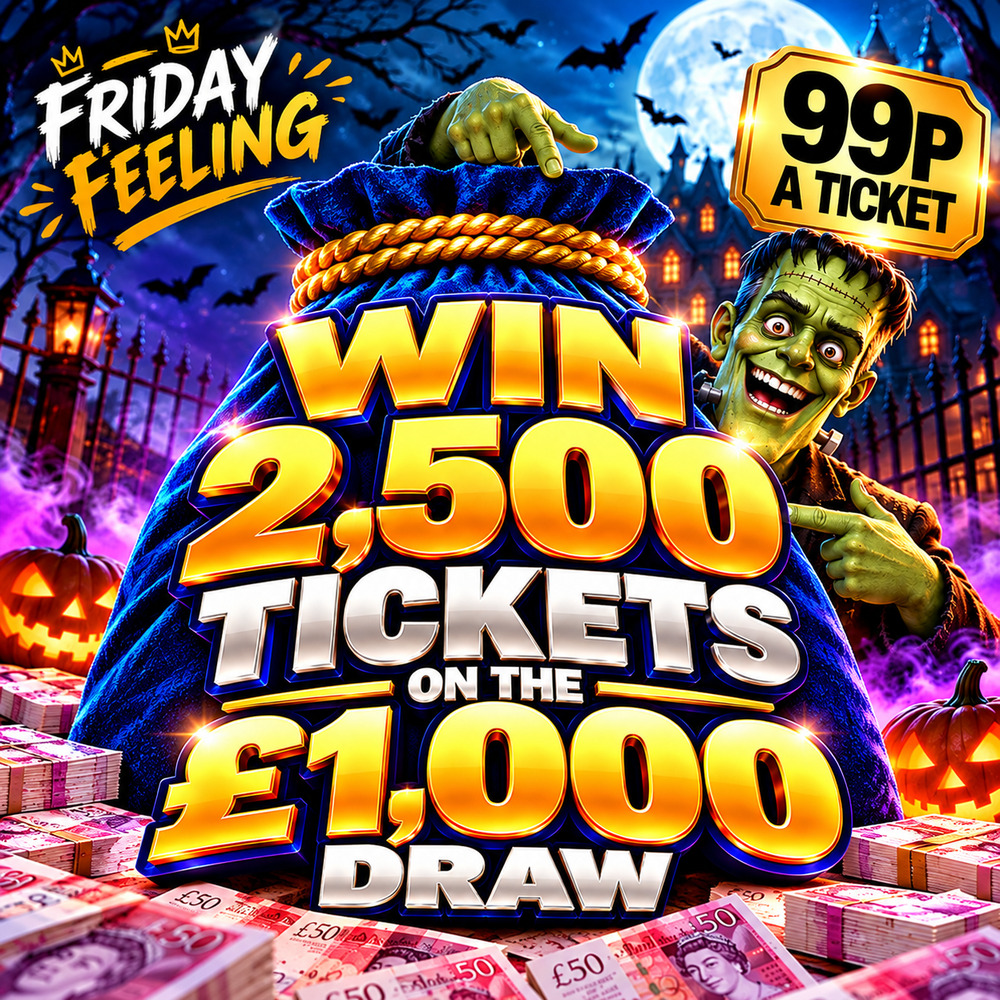 WIN 2,500 TICKETS ON THE £1,000 DRAW #1 *AUTO DRAW*