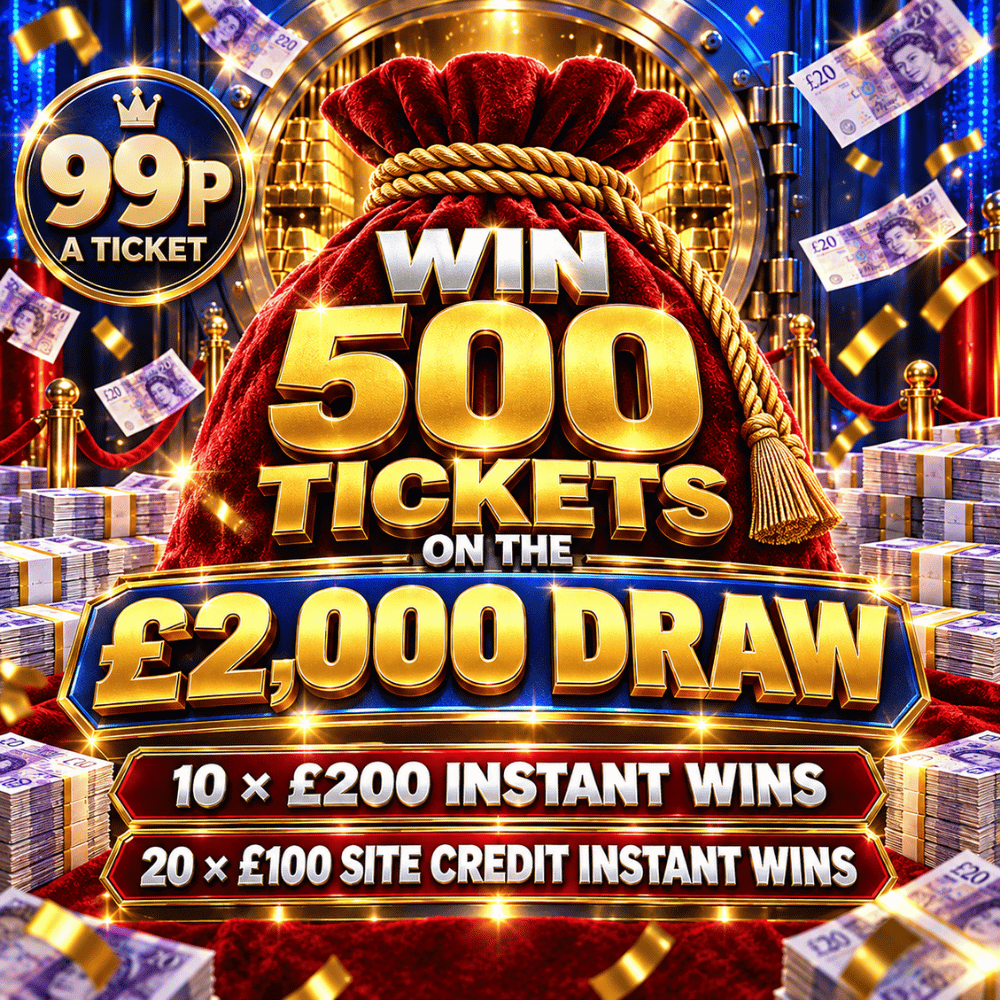 WIN 500 TICKETS IN THE £2,000 DRAW #6 *AUTO DRAW*