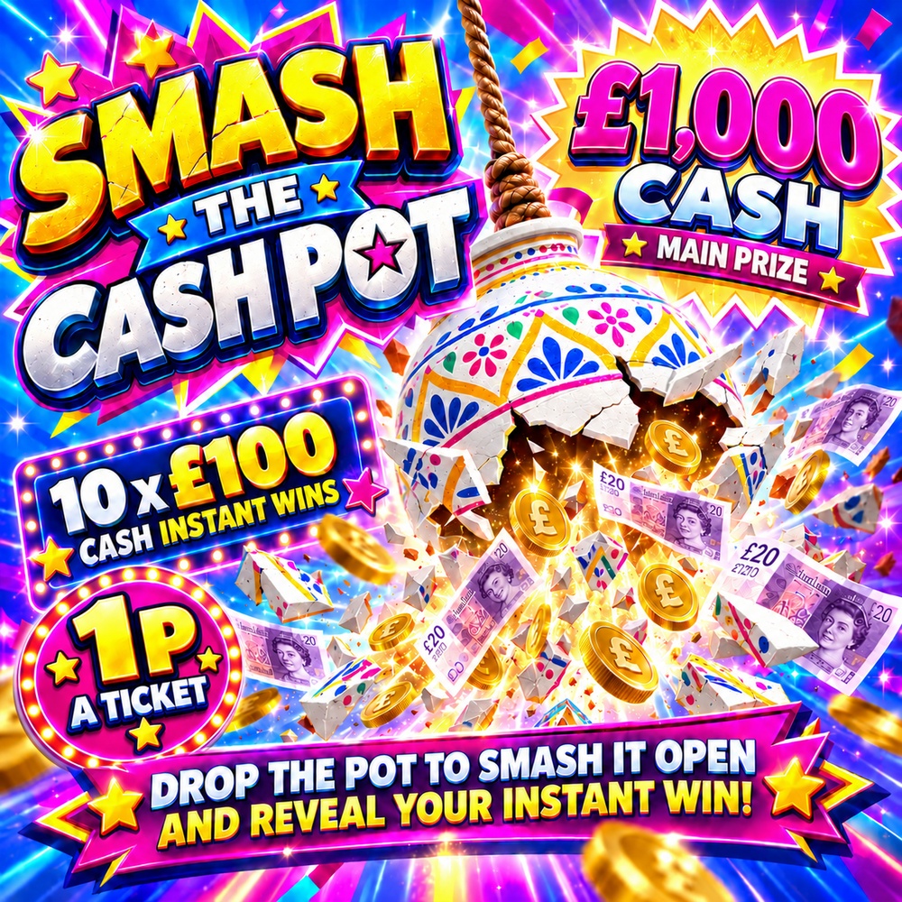 1P WINS £1,000 + 10 X £100 TO BE WON INSTANTLY