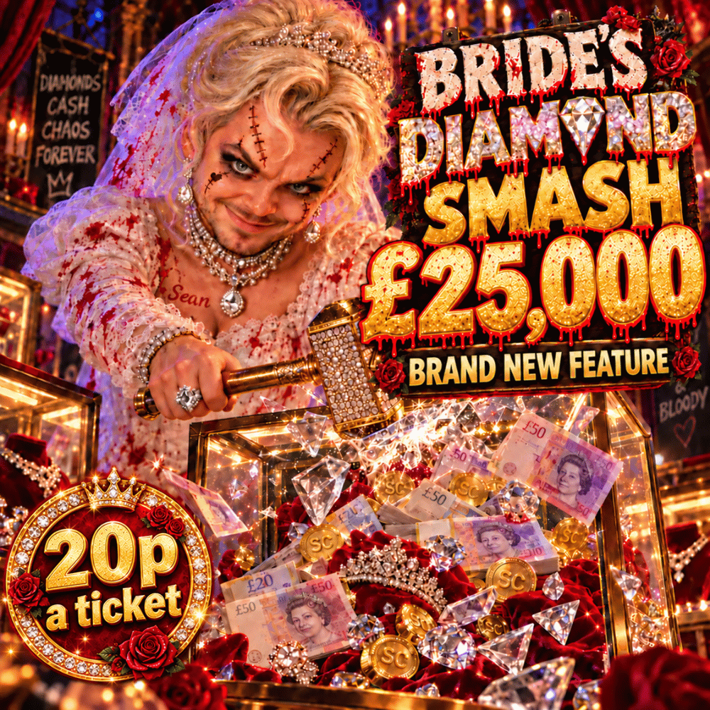£25,000 BRIDES DIAMOND SMASH - *AUTO DRAW* *£250 END PRIZE*