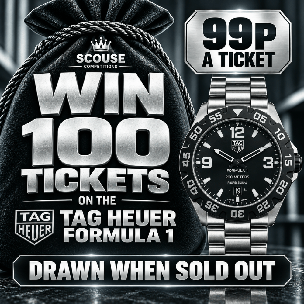 WIN 100 TICKETS ON THE TAG HEUER FORMULA 1 #1 *AUTO DRAW*