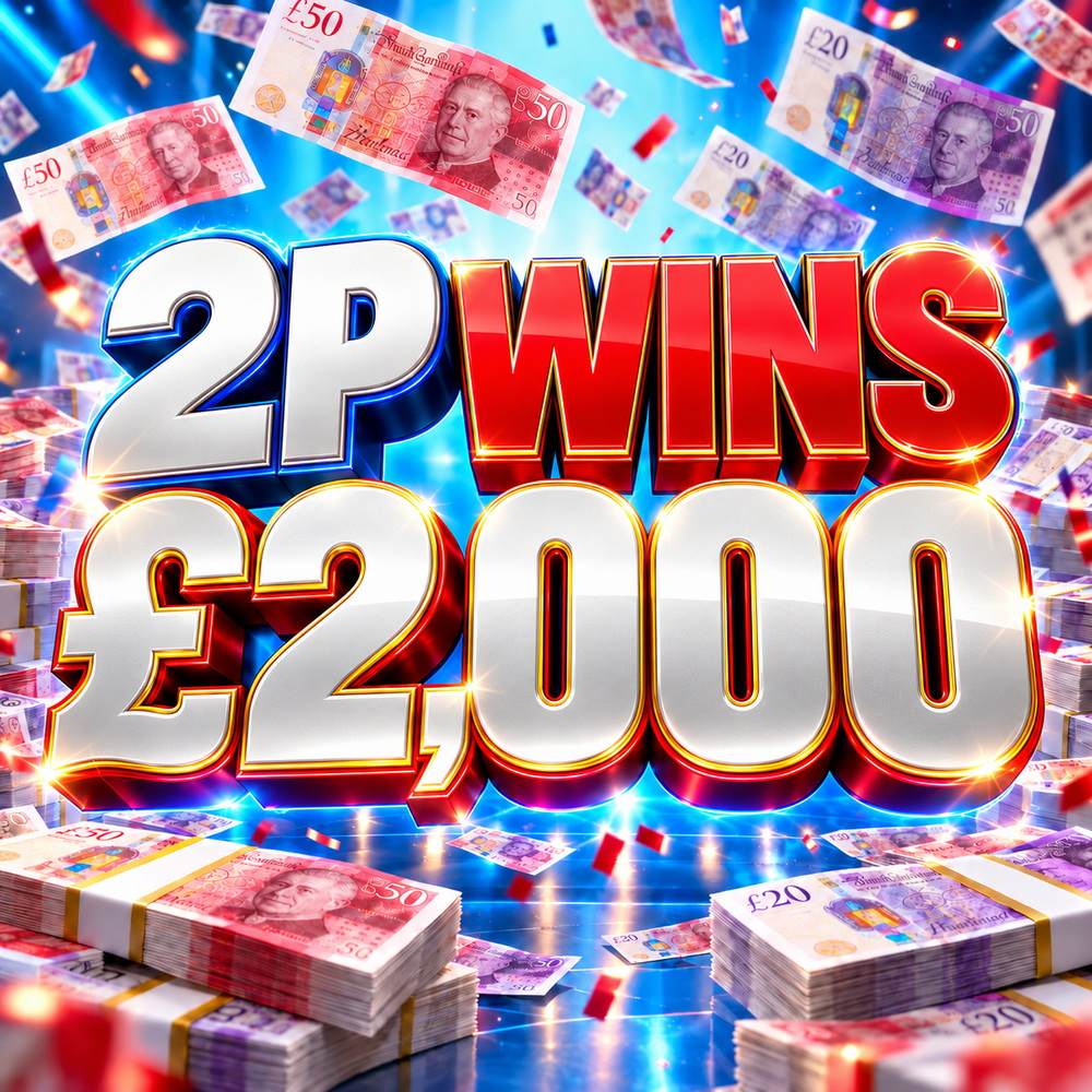 2P WINS £2,000