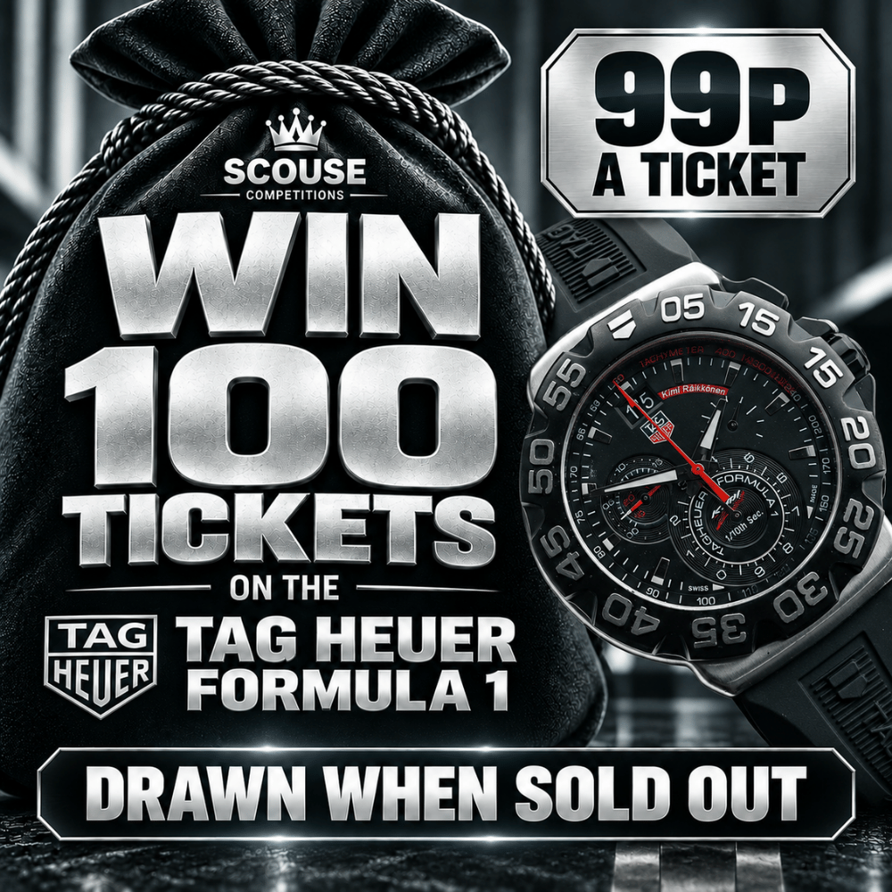 WIN 100 TICKETS ON THE TAG HEUER FORMULA 1 #1 *AUTO DRAW*